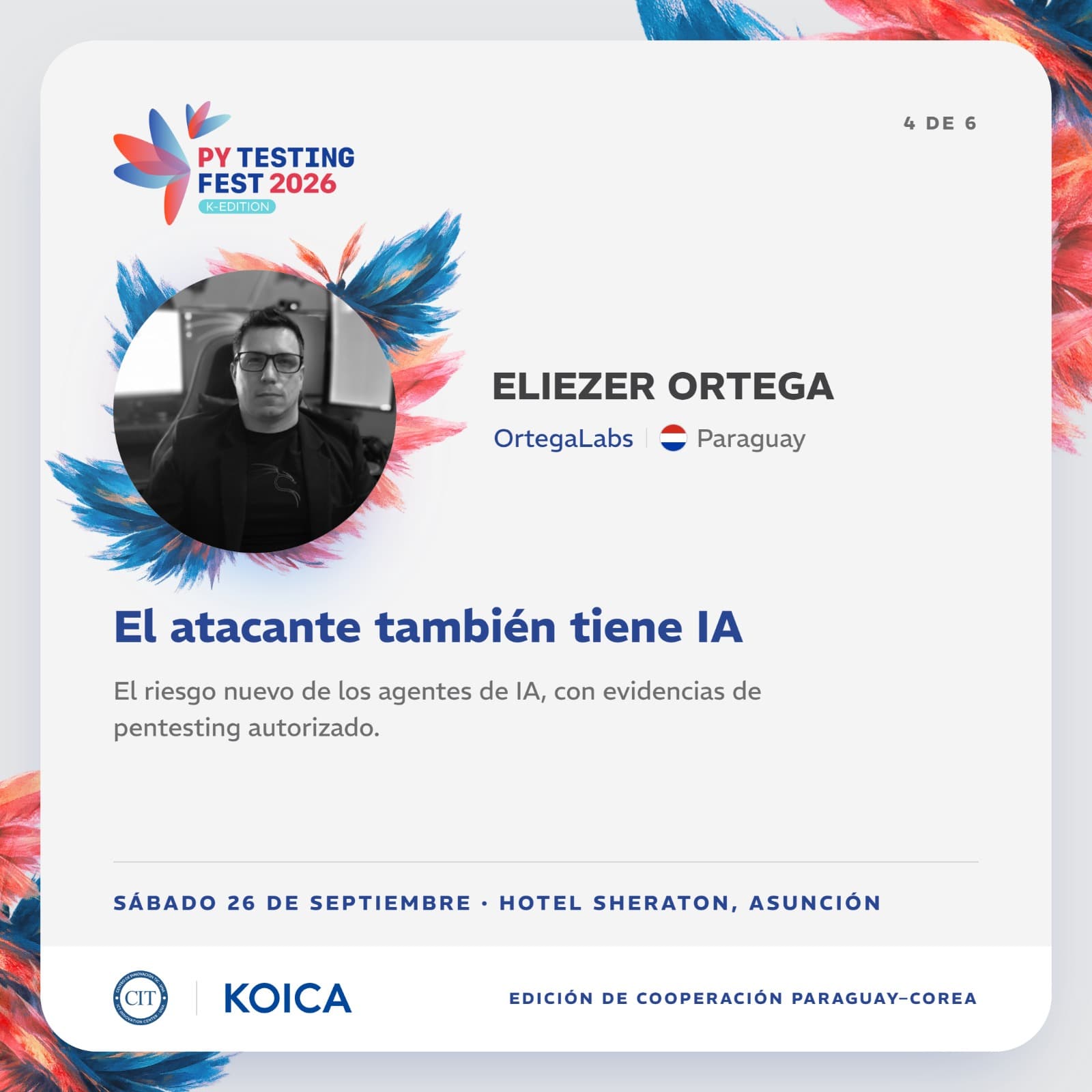 Eliezer Ortega (OrtegaLabs, Paraguay) — El atacante también tiene IA