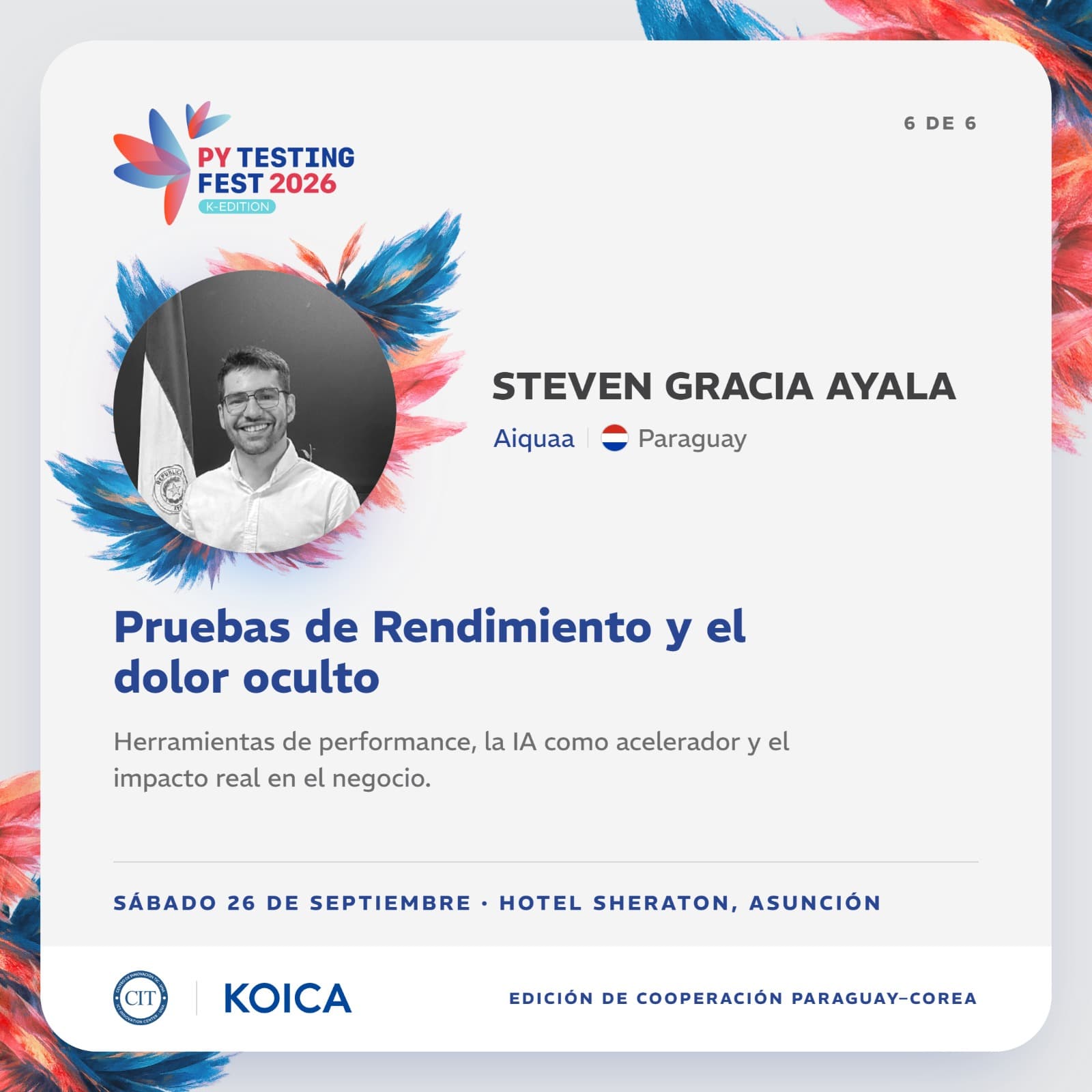 Steven Gracia Ayala (Aiquaa, Paraguay) — Pruebas de Rendimiento y el dolor oculto